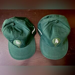 2 Myanmar Green Embroidered Hot Air Balloon green caps